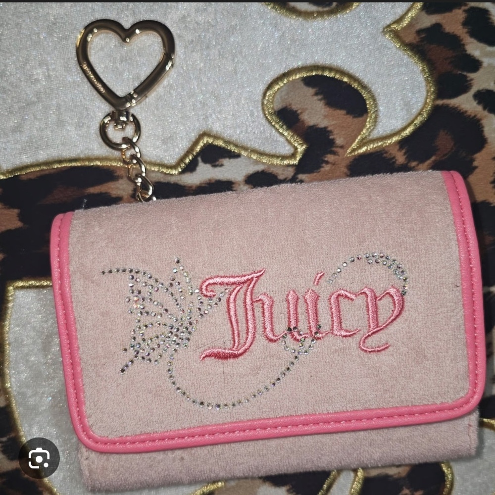 Pink butterfly juicy wallet